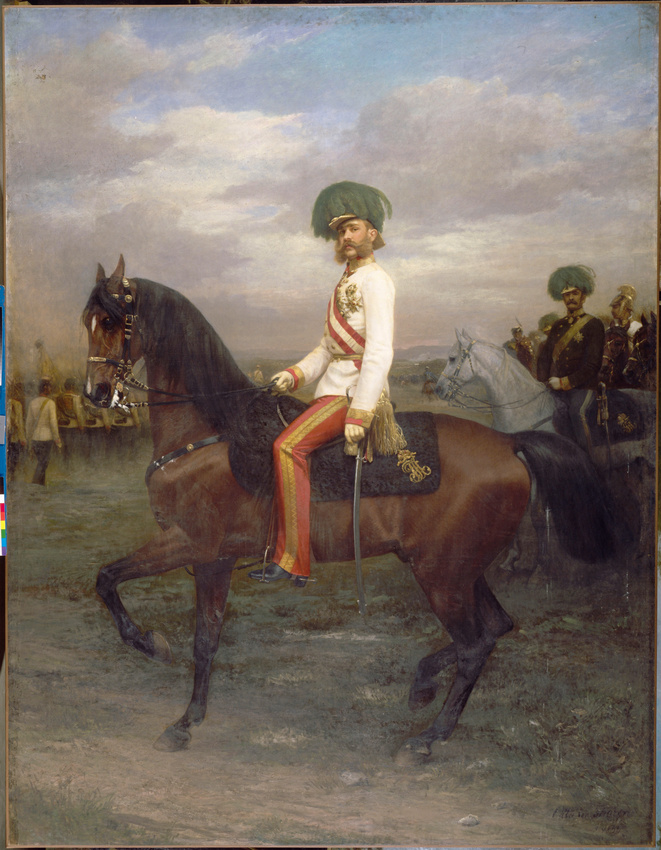 François-Joseph à cheval