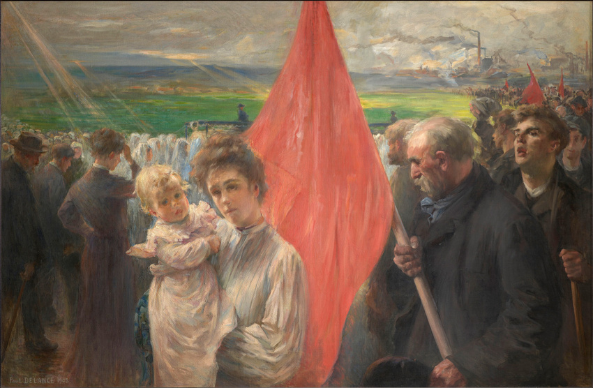 Grève à Saint-Ouen