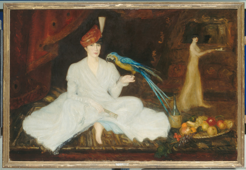 La Femme au perroquet