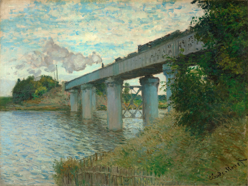 Le Pont du chemin de fer à Argenteuil
